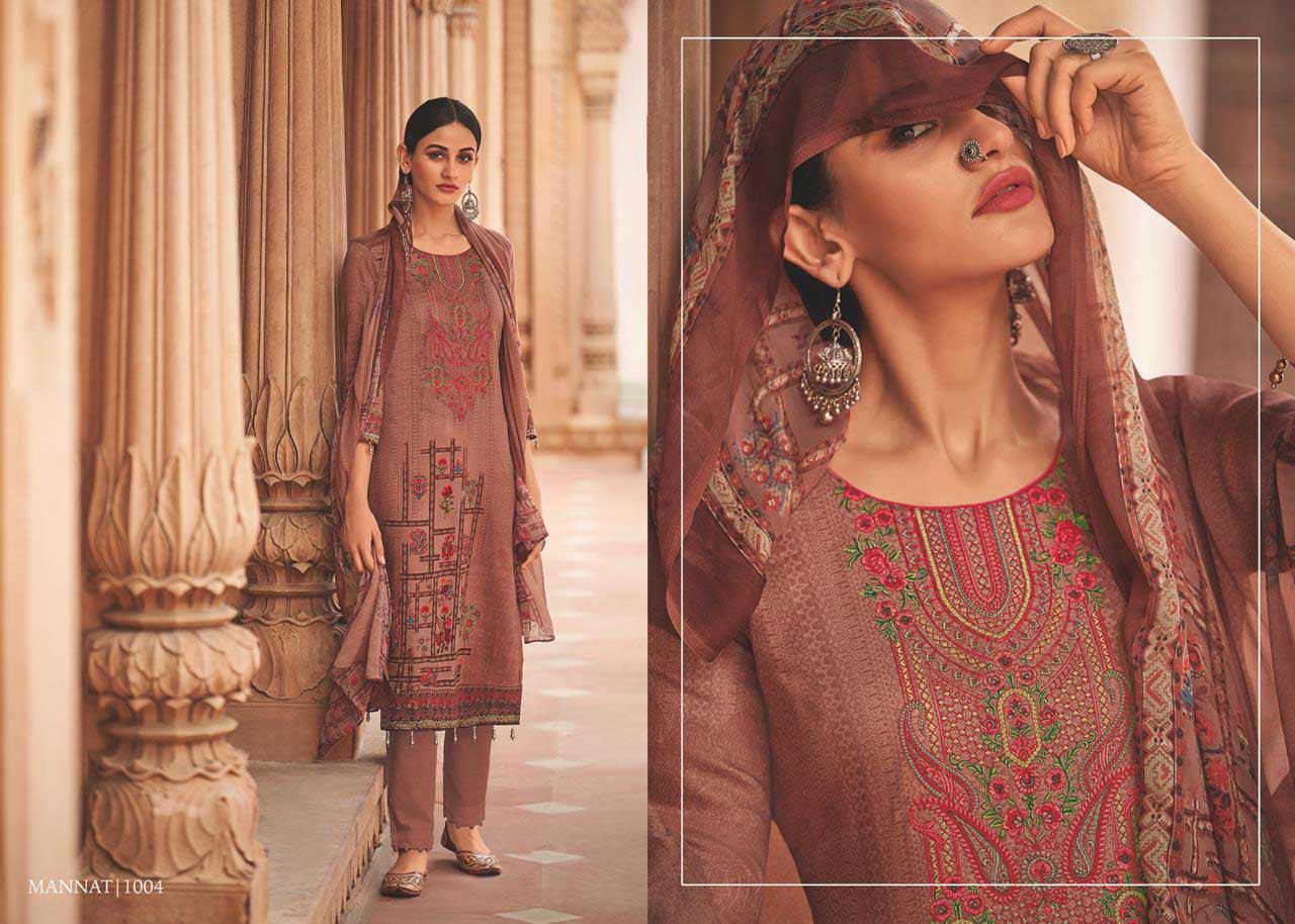 House Of Lawn Mannat Jam Satin Digital Print Suits House Of Lawn Mannat Jam Satin Digital Print Suits