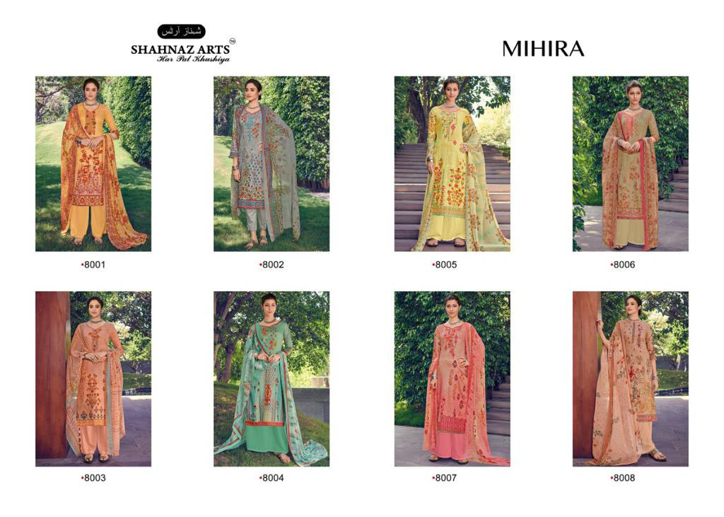 Shahnaz Arts Mihira Pure Cotton Salwar Suit Catalog Shahnaz Arts Mihira Pure Cotton Salwar Suit Catalog