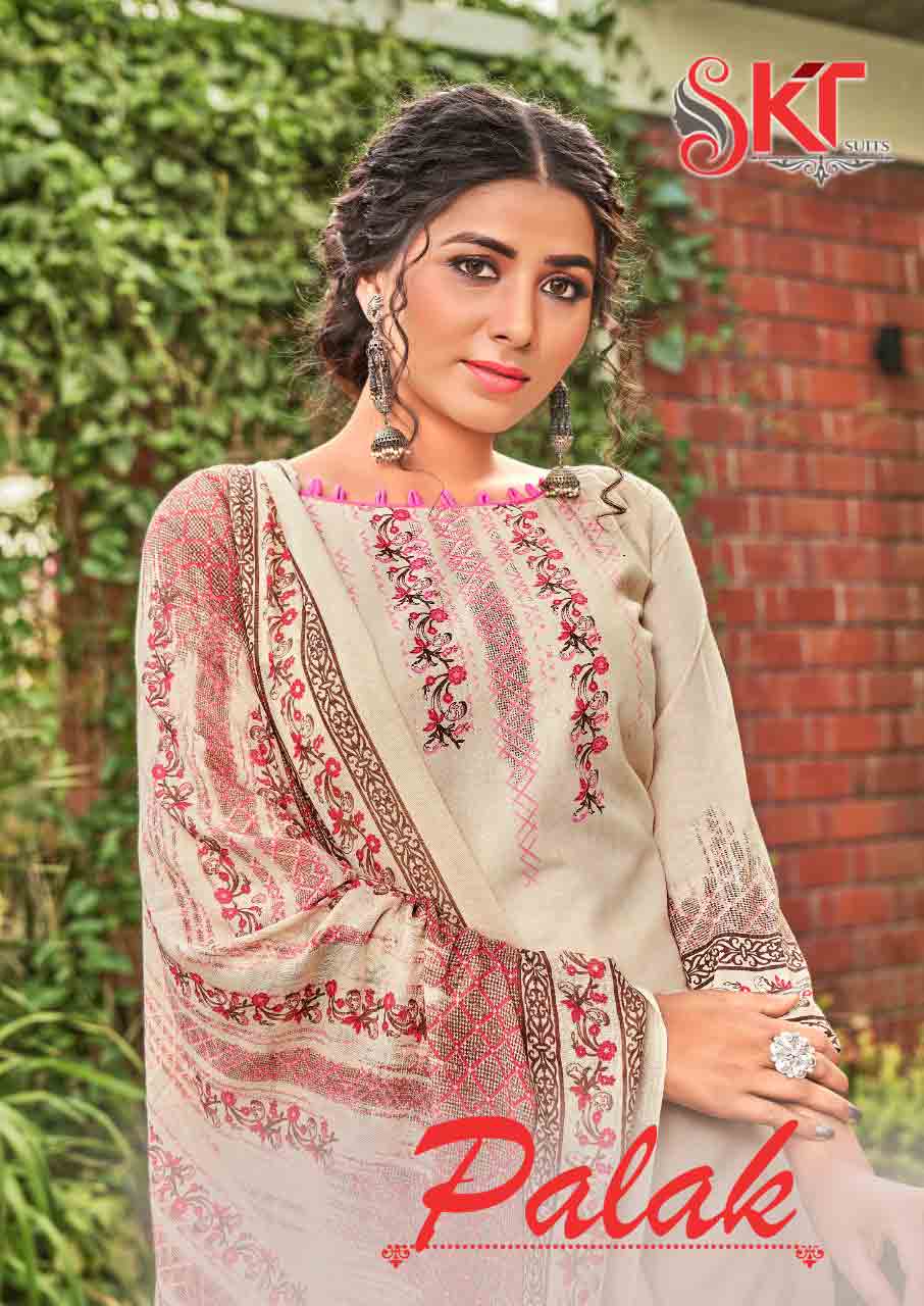 Palak Soft Cotton Dress Material Set Manufacturer