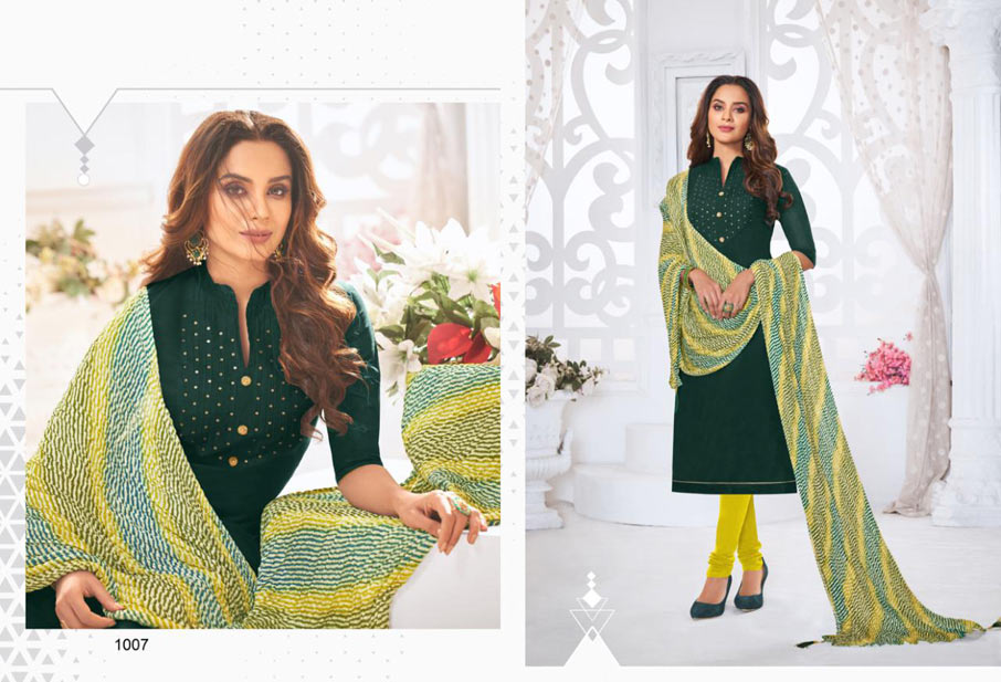 Samaya Modal Silk Fancy Stitch dress Material Set Samaya Modal Silk Fancy Stitch dress Material Set