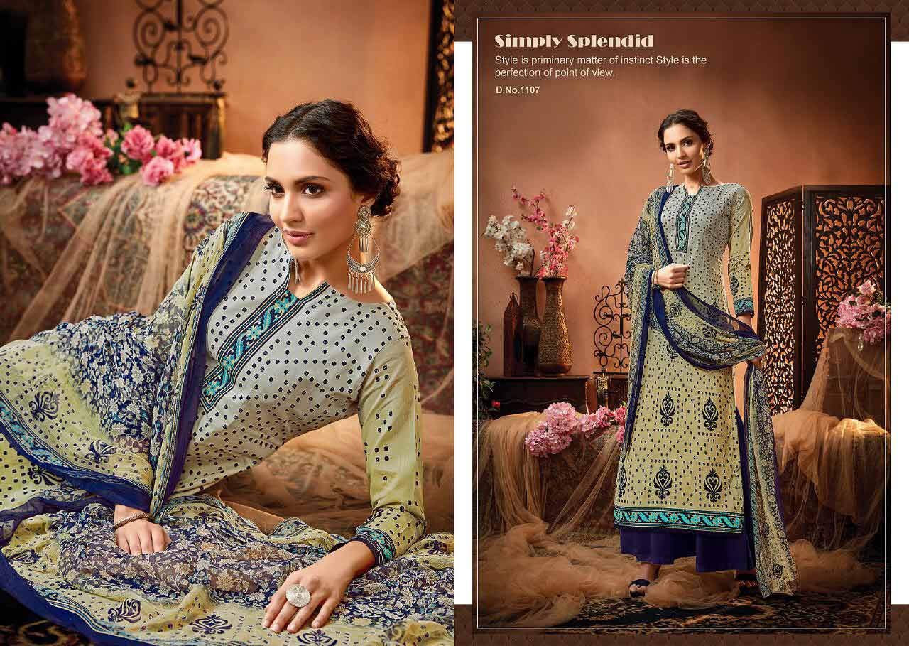 Satrangi By Meenaz Pure Cotton Bandhani Print Dress Material Satrangi By Meenaz Pure Cotton Bandhani Print Dress Material