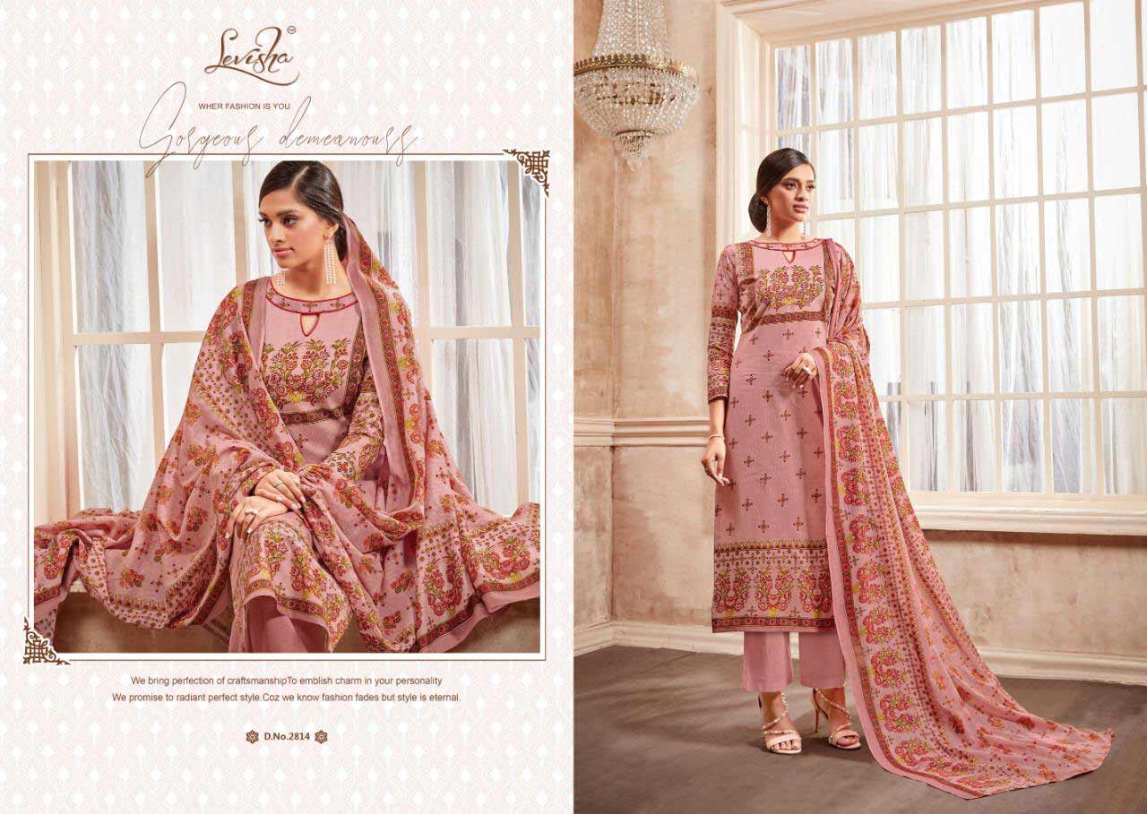 Shahin Levisha Pure Cotton Printed Dress Material Shahin Levisha Pure Cotton Printed Dress Material