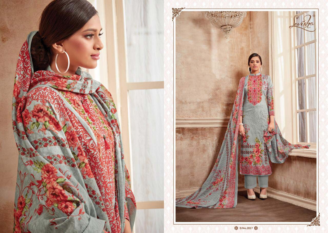 Shahin Levisha Pure Cotton Printed Dress Material Shahin Levisha Pure Cotton Printed Dress Material