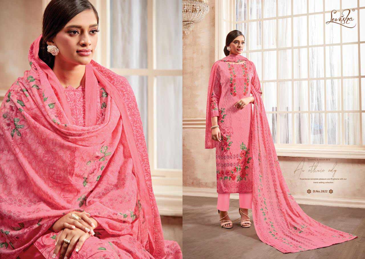 Shahin Levisha Pure Cotton Printed Dress Material Shahin Levisha Pure Cotton Printed Dress Material