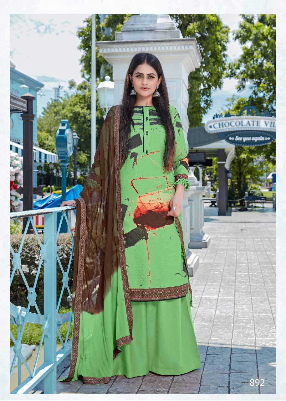 Signature Bipson Digital Print Pashmina Suit Signature Bipson Digital Print Pashmina Suit