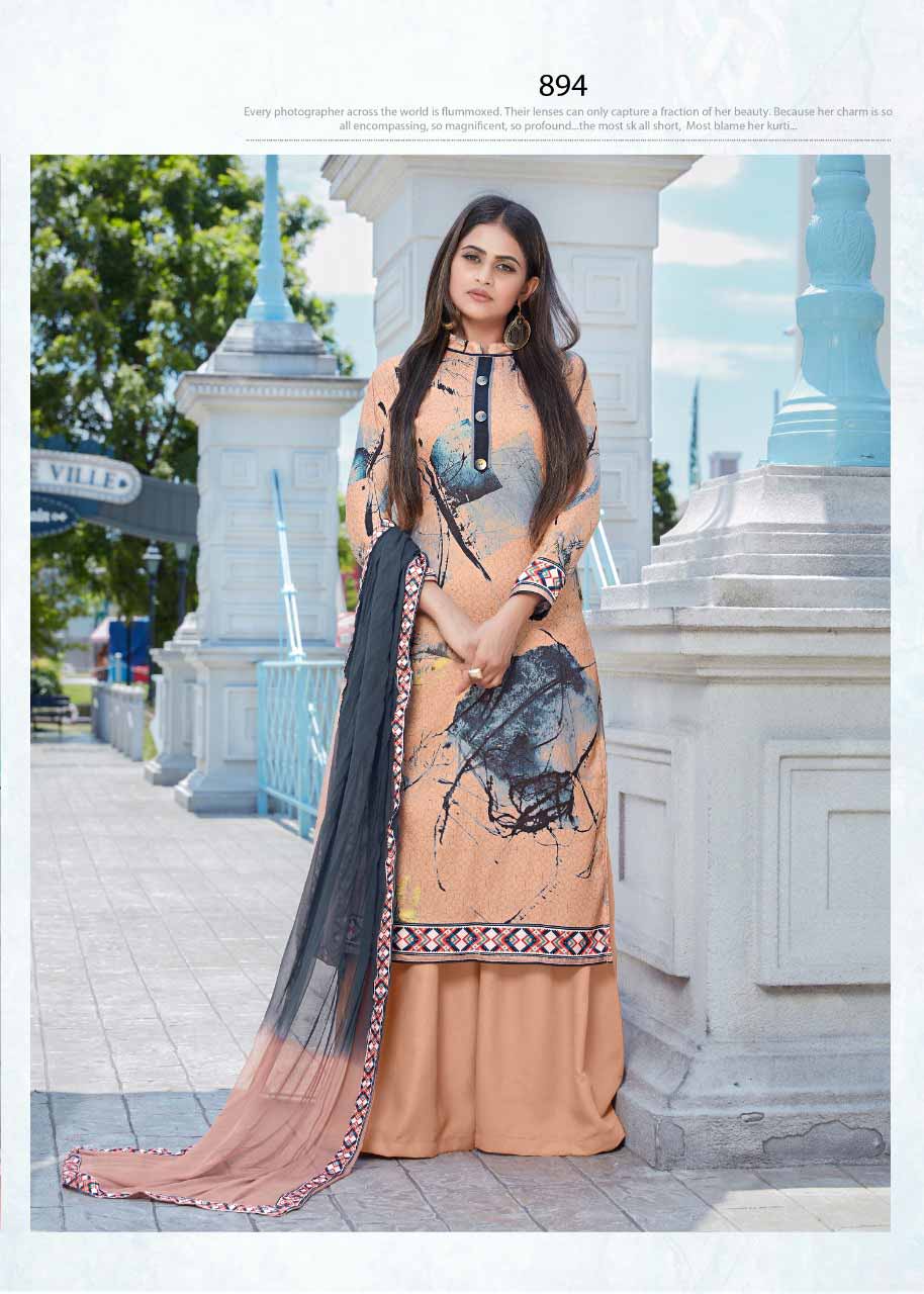 Signature Bipson Digital Print Pashmina Suit Signature Bipson Digital Print Pashmina Suit