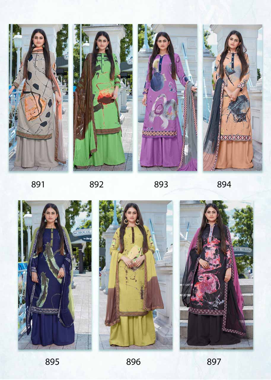 Signature Bipson Digital Print Pashmina Suit Signature Bipson Digital Print Pashmina Suit