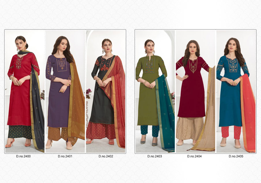 Snowdrop Cotton Silk Plazzo Dress Material Set Snowdrop Cotton Silk Plazzo Dress Material Set