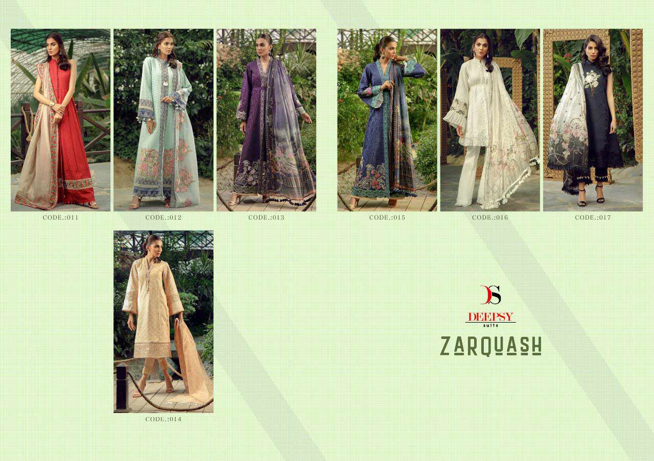 Deepsy Zarquash Embroidered Karachi Dress Material Deepsy Zarquash Embroidered Karachi Dress Material