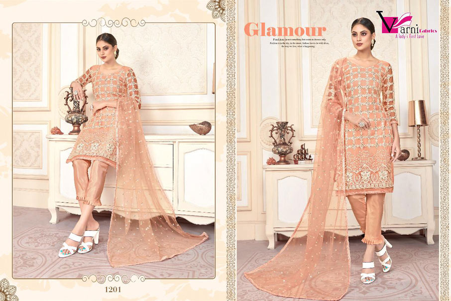 Zeeya-Husna Party Wear Dress Material Set Zeeya-Husna Party Wear Dress Material Set