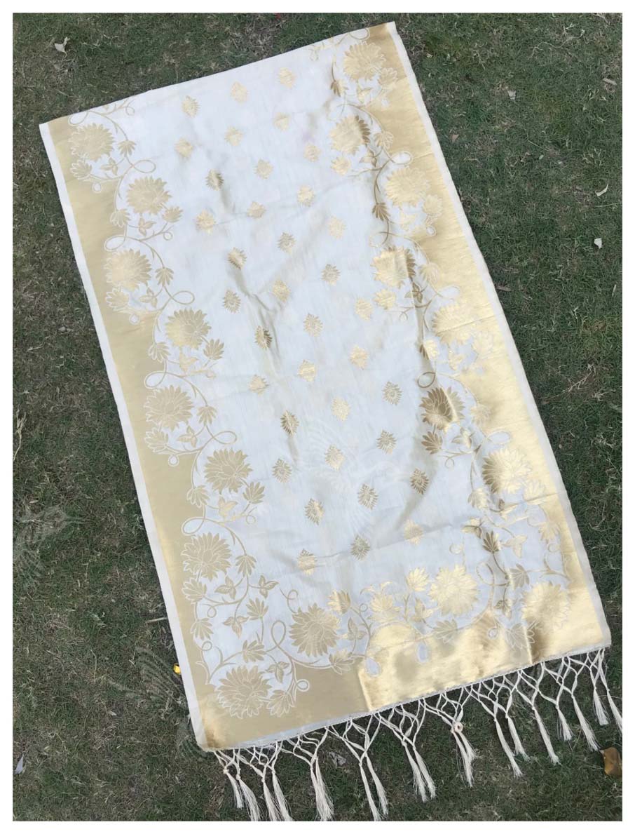 Silk Banarasi Zari Work Dupatta Suppliers for Dress Material Silk Banarasi Zari Work Dupatta Suppliers for Dress Material