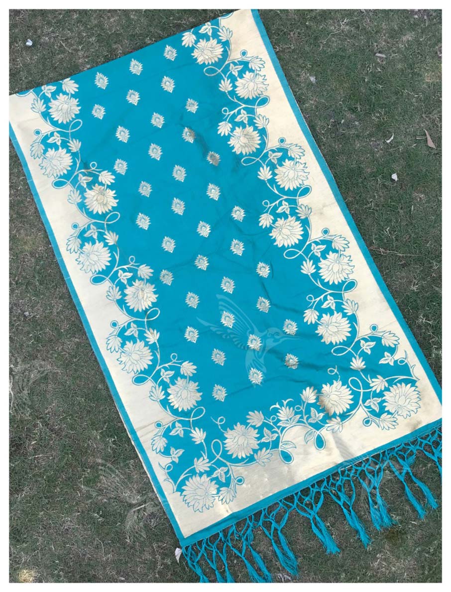 Silk Banarasi Zari Work Dupatta Suppliers for Dress Material Silk Banarasi Zari Work Dupatta Suppliers for Dress Material