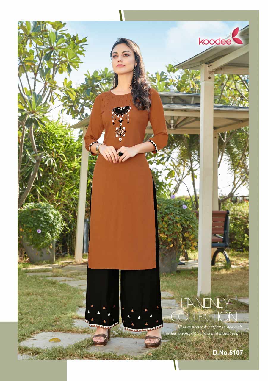 Koodee ATC-2 Applique Kurti Set Manufacturer Koodee ATC-2 Applique Kurti Set Manufacturer