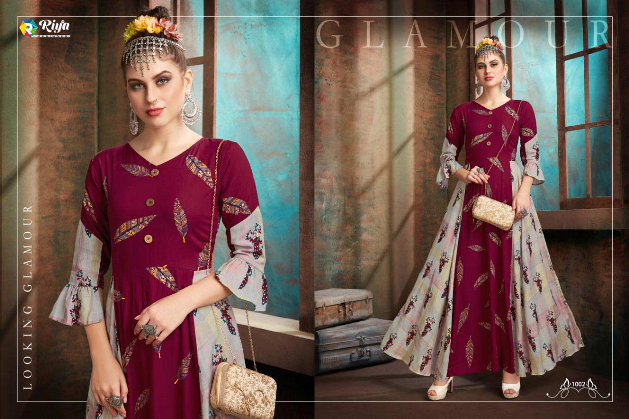 Aaisha Riya Designer Foil Print Wholesale Kurti Aaisha Riya Designer Foil Print Wholesale Kurti