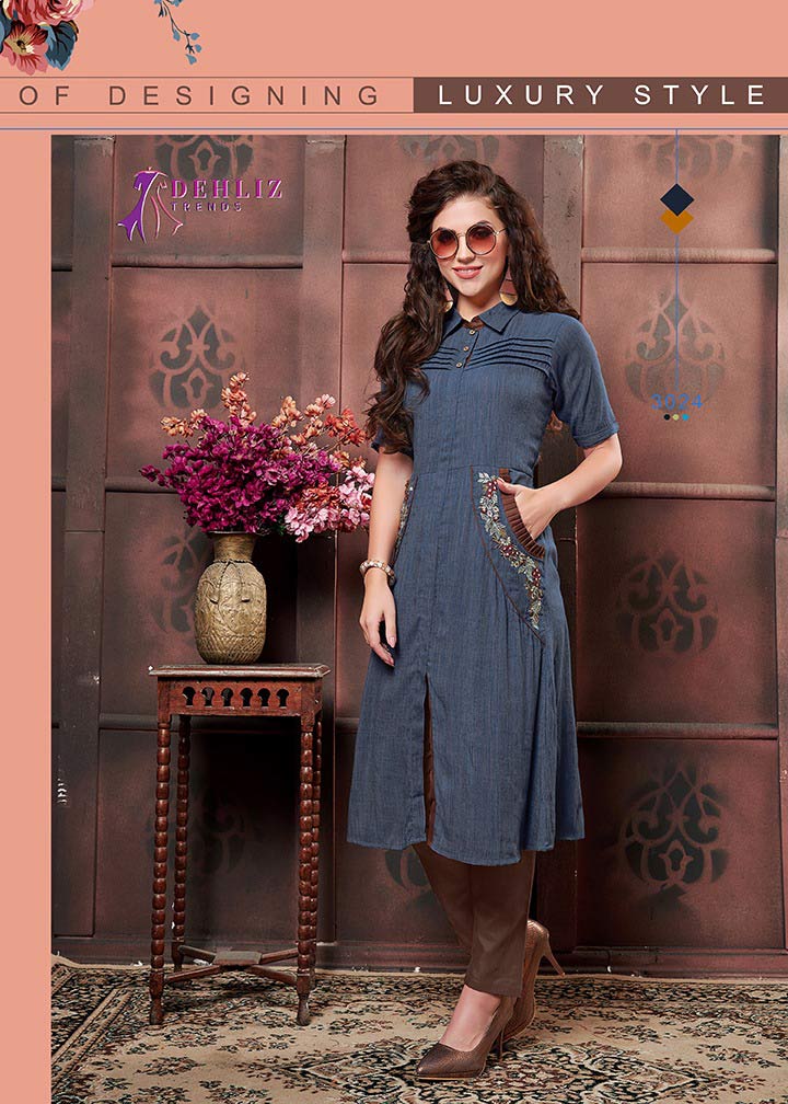 Dehliz Trends Aangi Pant Style Kurti Sets Dehliz Trends Aangi Pant Style Kurti Sets