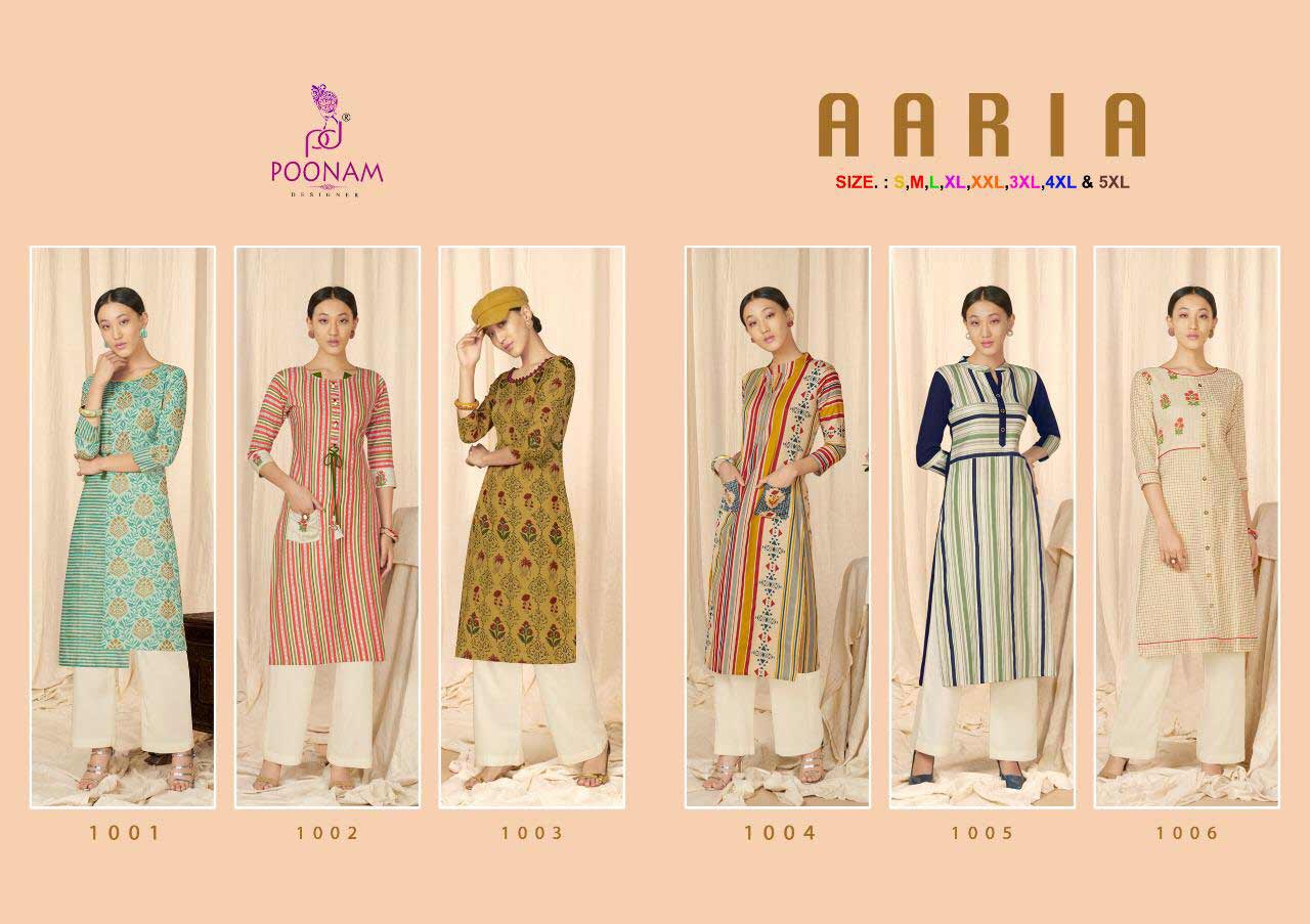 Aaria Poonam Designer Cotton Flex Kurti Catalogue Aaria Poonam Designer Cotton Flex Kurti Catalogue