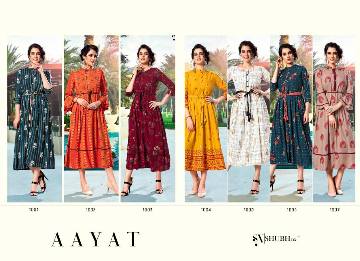 Aayat Rayon Print Wholesale Kurti Aayat Rayon Print Wholesale Kurti
