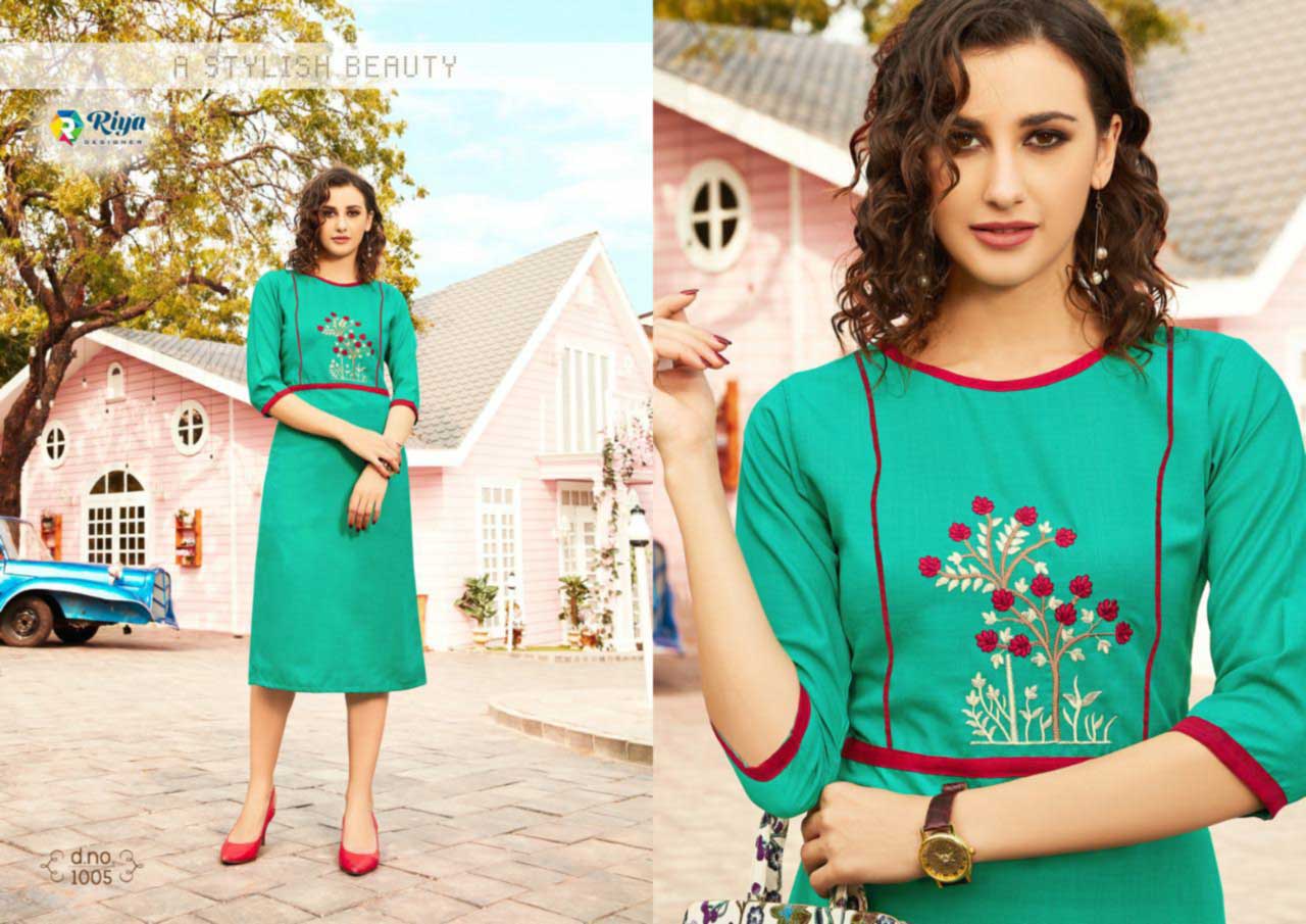Riya Afrouze Swiss Slub Wholesale Kurti Riya Afrouze Swiss Slub Wholesale Kurti