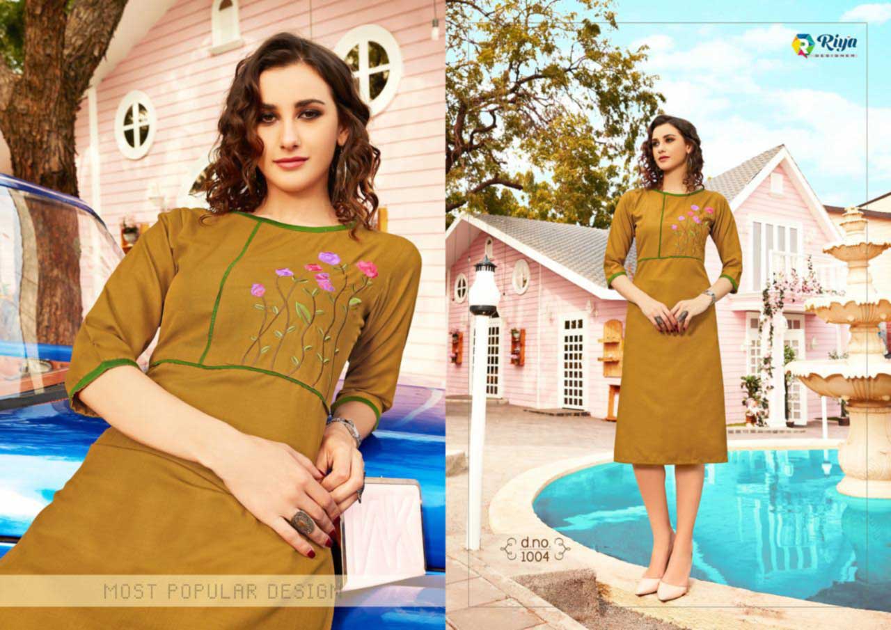 Riya Afrouze Swiss Slub Wholesale Kurti Riya Afrouze Swiss Slub Wholesale Kurti