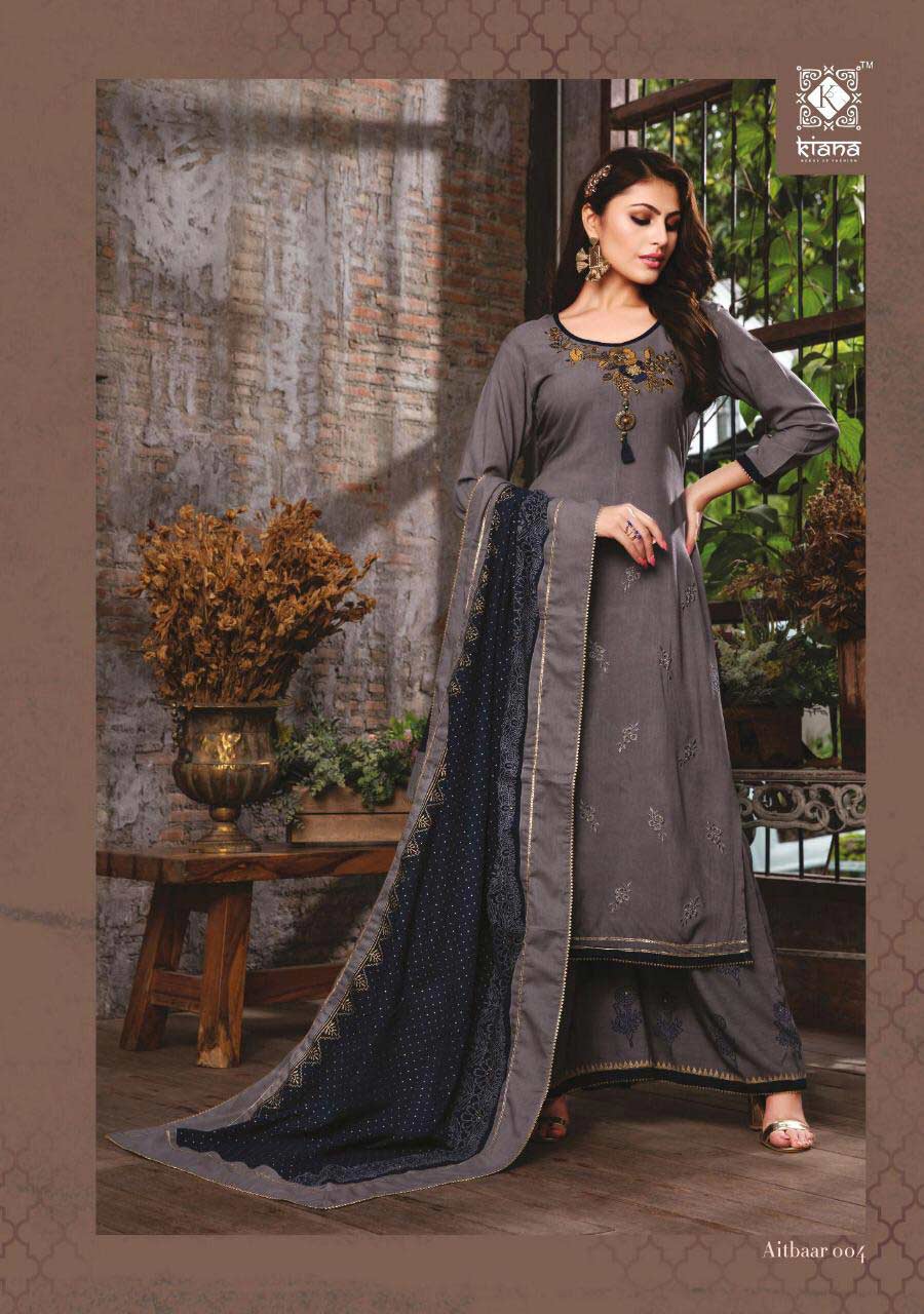 Aitbaar Kiana Gold Foil Print Palazzo Kurtis Catalog Aitbaar Kiana Gold Foil Print Palazzo Kurtis Catalog