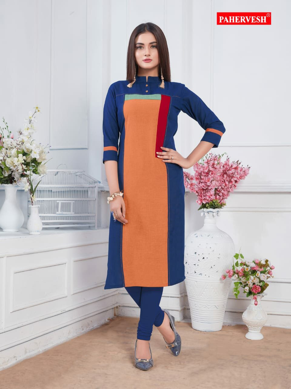 Albeli Pahervesh Fancy Cotton Kurti Supplier Albeli Pahervesh Fancy Cotton Kurti Supplier