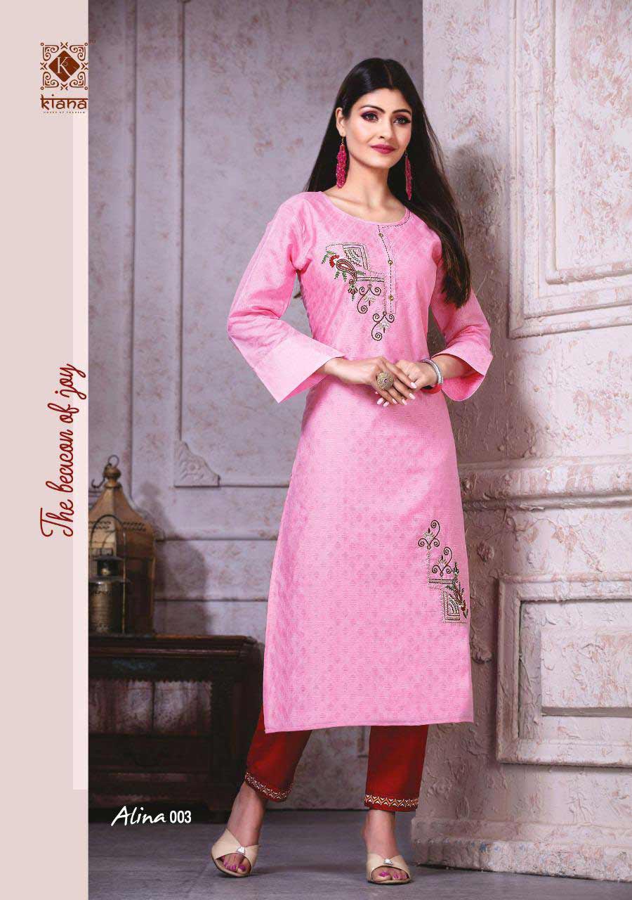 Alina Lining Muslin Handwork Pant Kurti Set Alina Lining Muslin Handwork Pant Kurti Set
