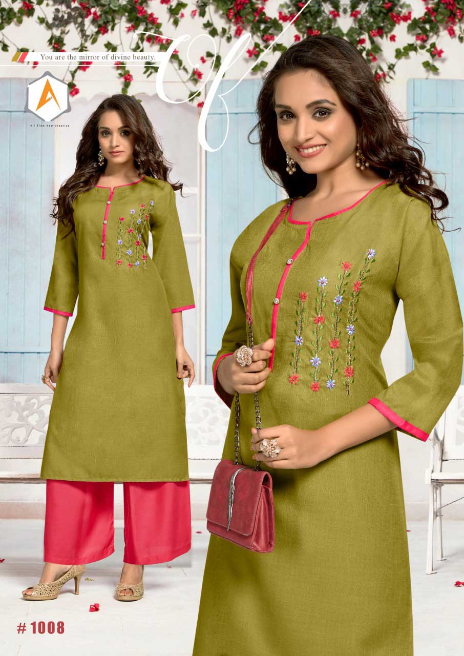 Apple Amarya Cotton Slub Wholesale Kurti Apple Amarya Cotton Slub Wholesale Kurti