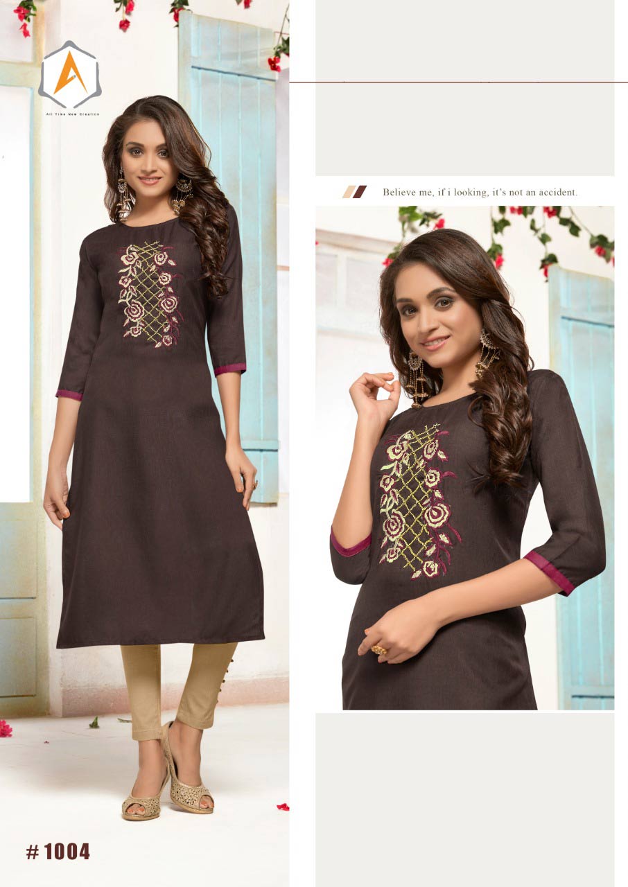 Apple Amarya Cotton Slub Wholesale Kurti Apple Amarya Cotton Slub Wholesale Kurti