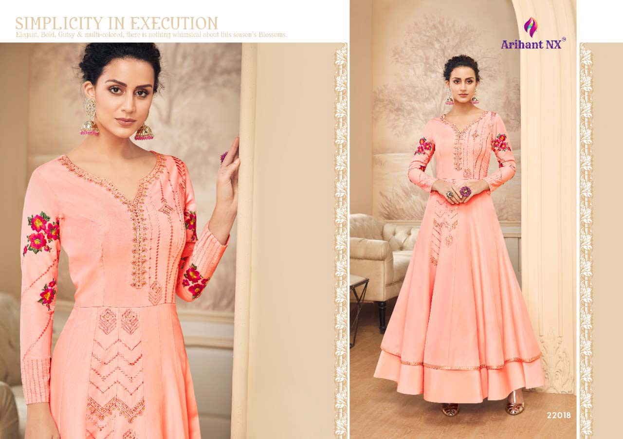 Arihant Nx Amorina-4 Muslin Wholesale Gown Arihant Nx Amorina-4 Muslin Wholesale Gown