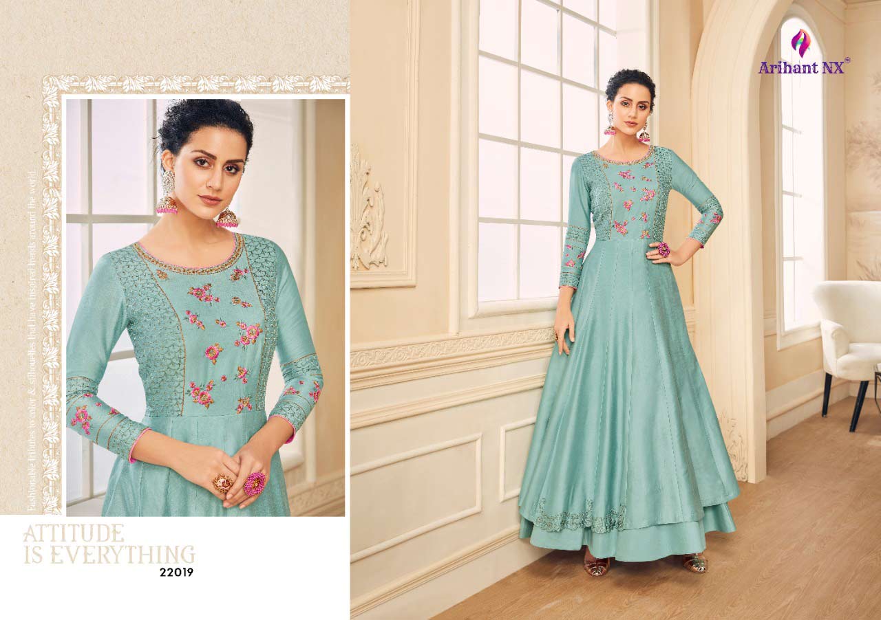 Arihant Nx Amorina-4 Muslin Wholesale Gown Arihant Nx Amorina-4 Muslin Wholesale Gown