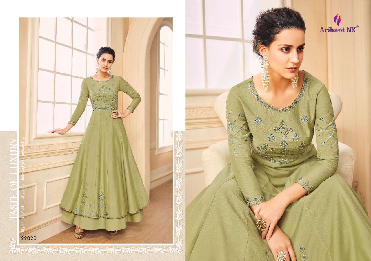 Arihant Nx Amorina-4 Muslin Wholesale Gown Arihant Nx Amorina-4 Muslin Wholesale Gown