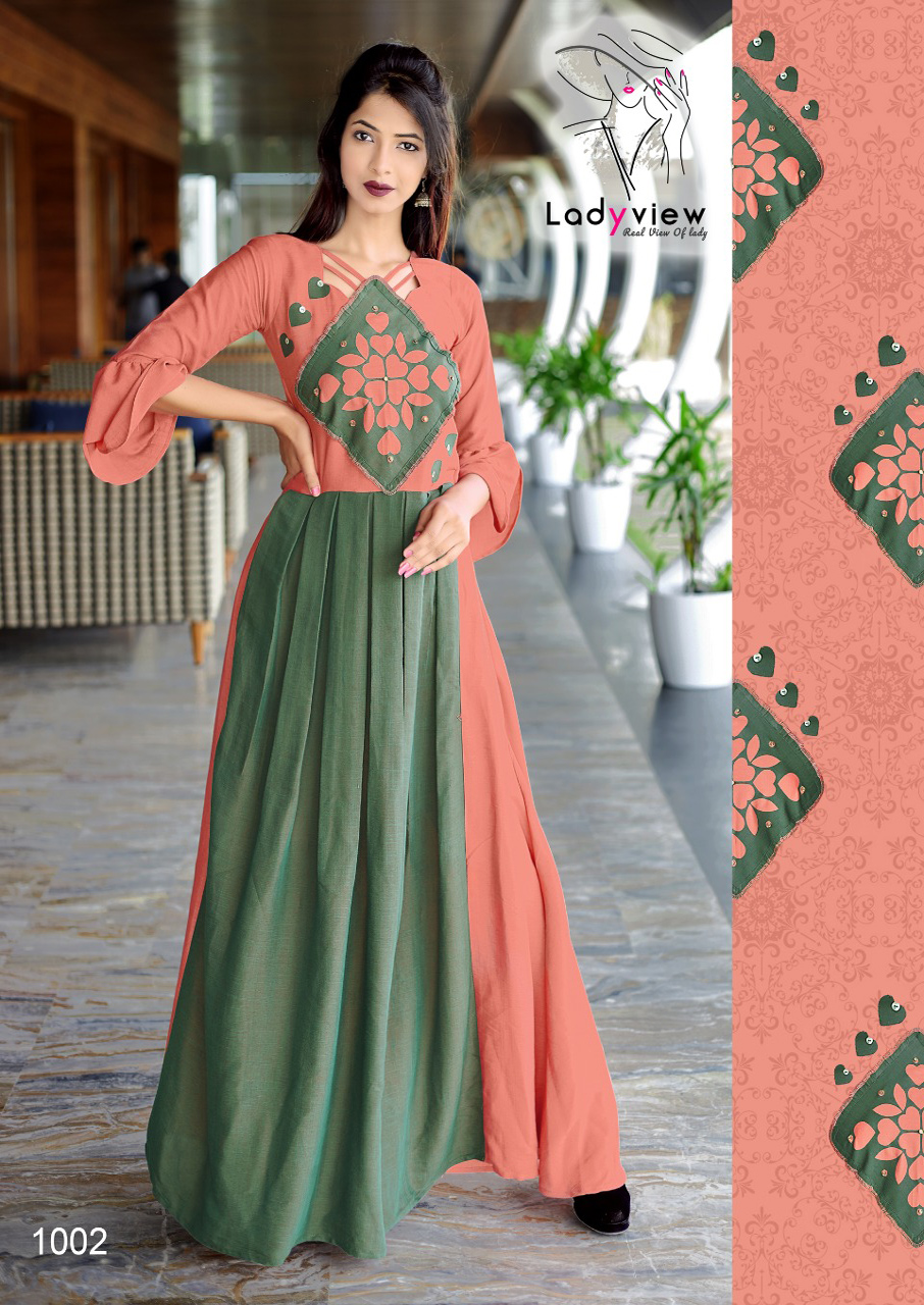 Ladyview Designer Aneri Anarkali Wholesale Kurti Ladyview Designer Aneri Anarkali Wholesale Kurti