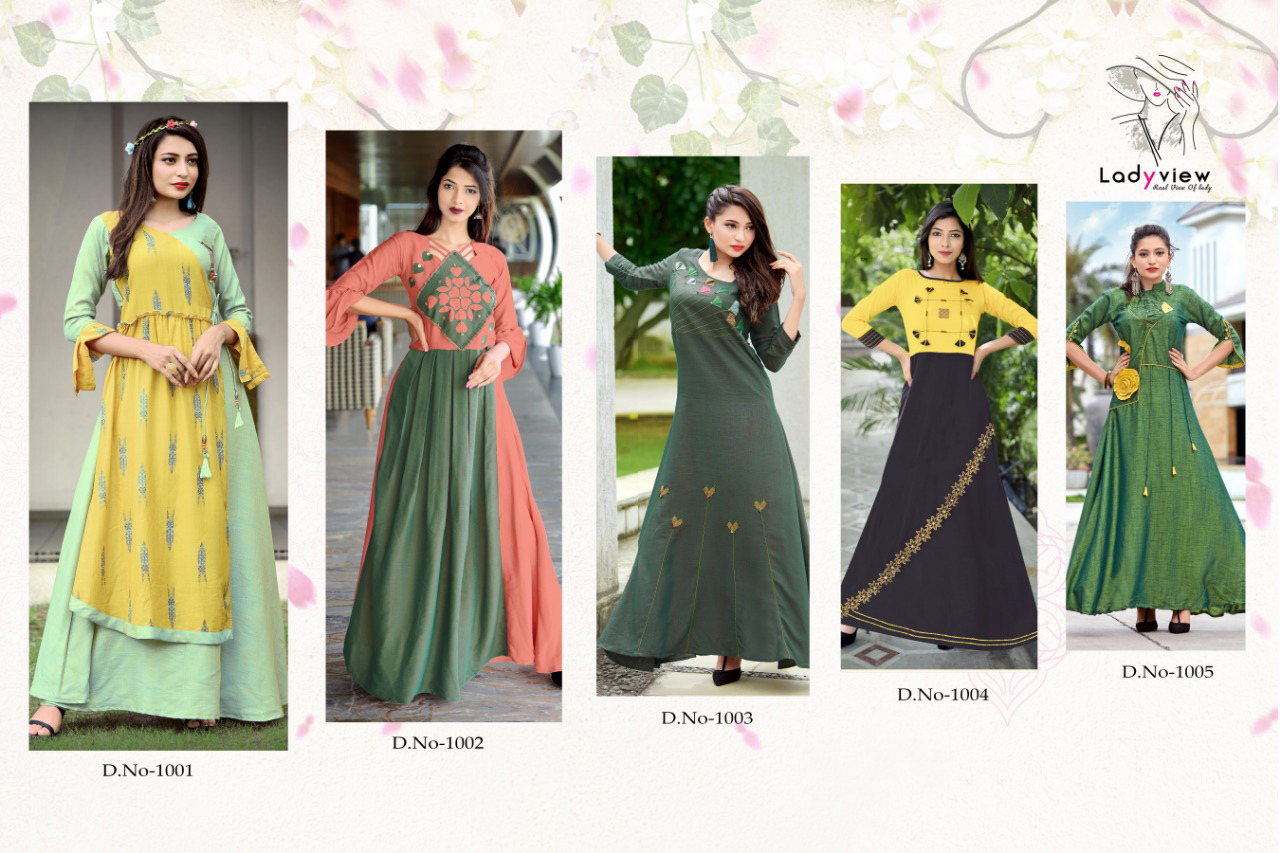 Ladyview Designer Aneri Anarkali Wholesale Kurti Ladyview Designer Aneri Anarkali Wholesale Kurti