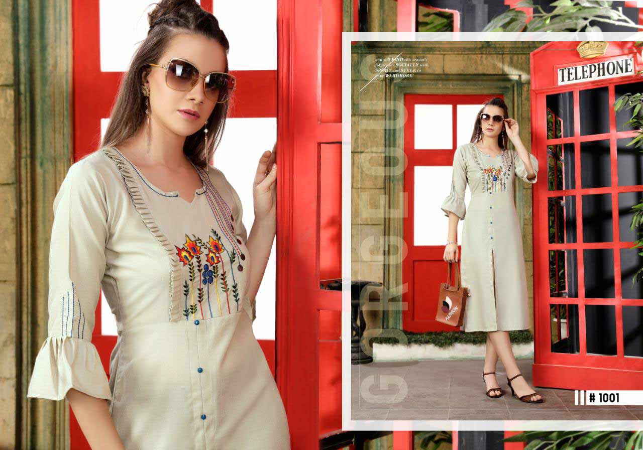 Riya Anishka Swiss Slub Kurti Catalog Riya Anishka Swiss Slub Kurti Catalog