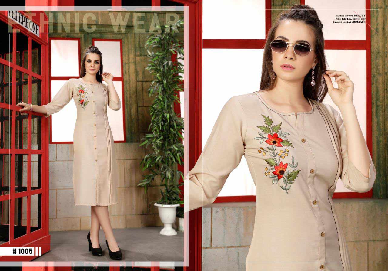 Riya Anishka Swiss Slub Kurti Catalog Riya Anishka Swiss Slub Kurti Catalog