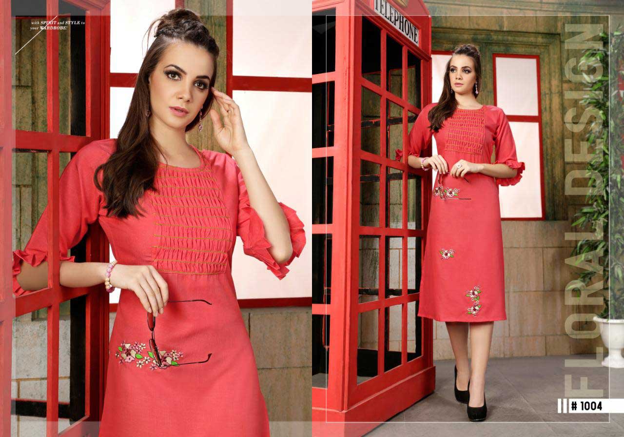 Riya Anishka Swiss Slub Kurti Catalog Riya Anishka Swiss Slub Kurti Catalog