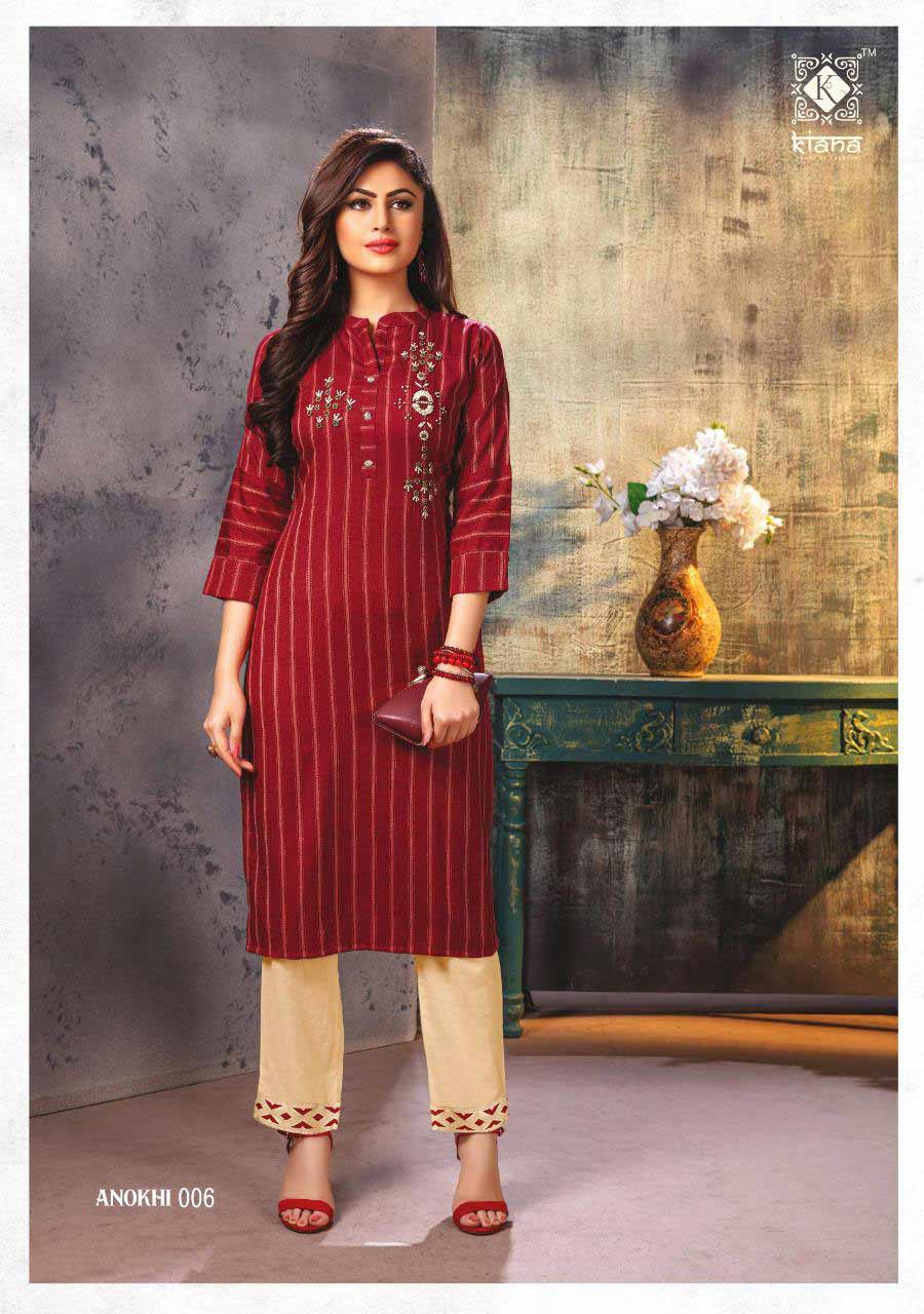 Kiana Anokhi Wholesale Pant Kurti Catalog Kiana Anokhi Wholesale Pant Kurti Catalog