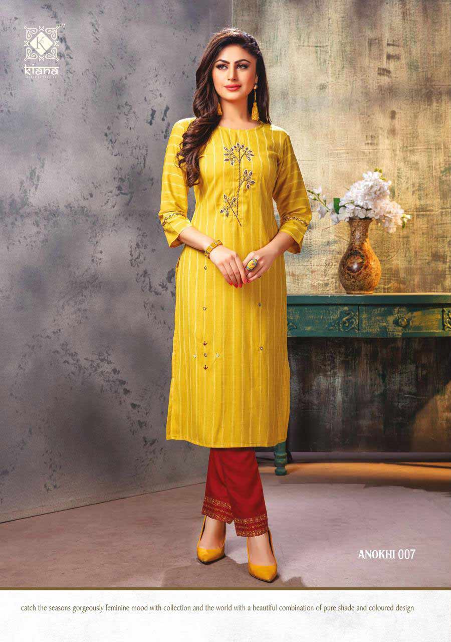 Kiana Anokhi Wholesale Pant Kurti Catalog Kiana Anokhi Wholesale Pant Kurti Catalog