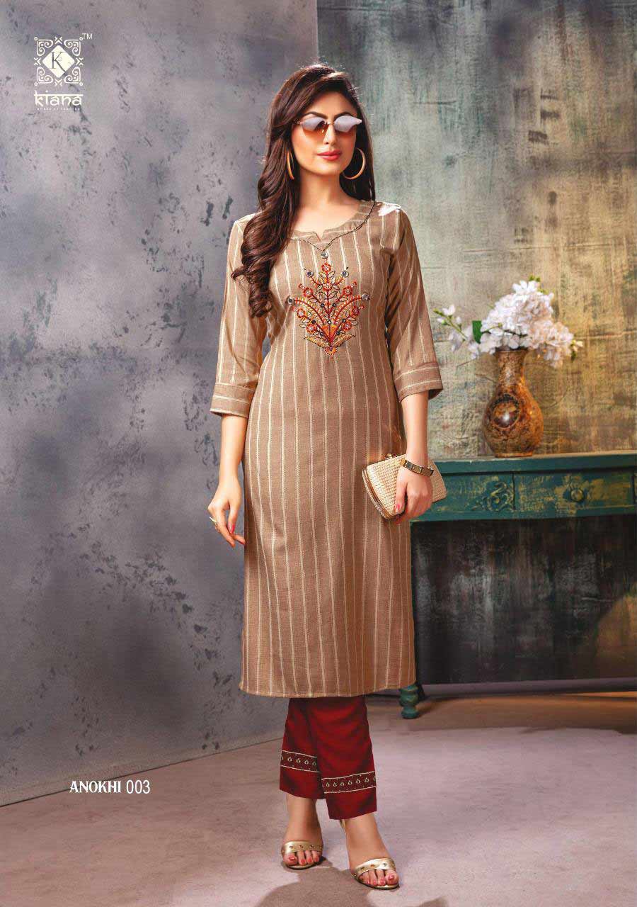 Kiana Anokhi Wholesale Pant Kurti Catalog Kiana Anokhi Wholesale Pant Kurti Catalog