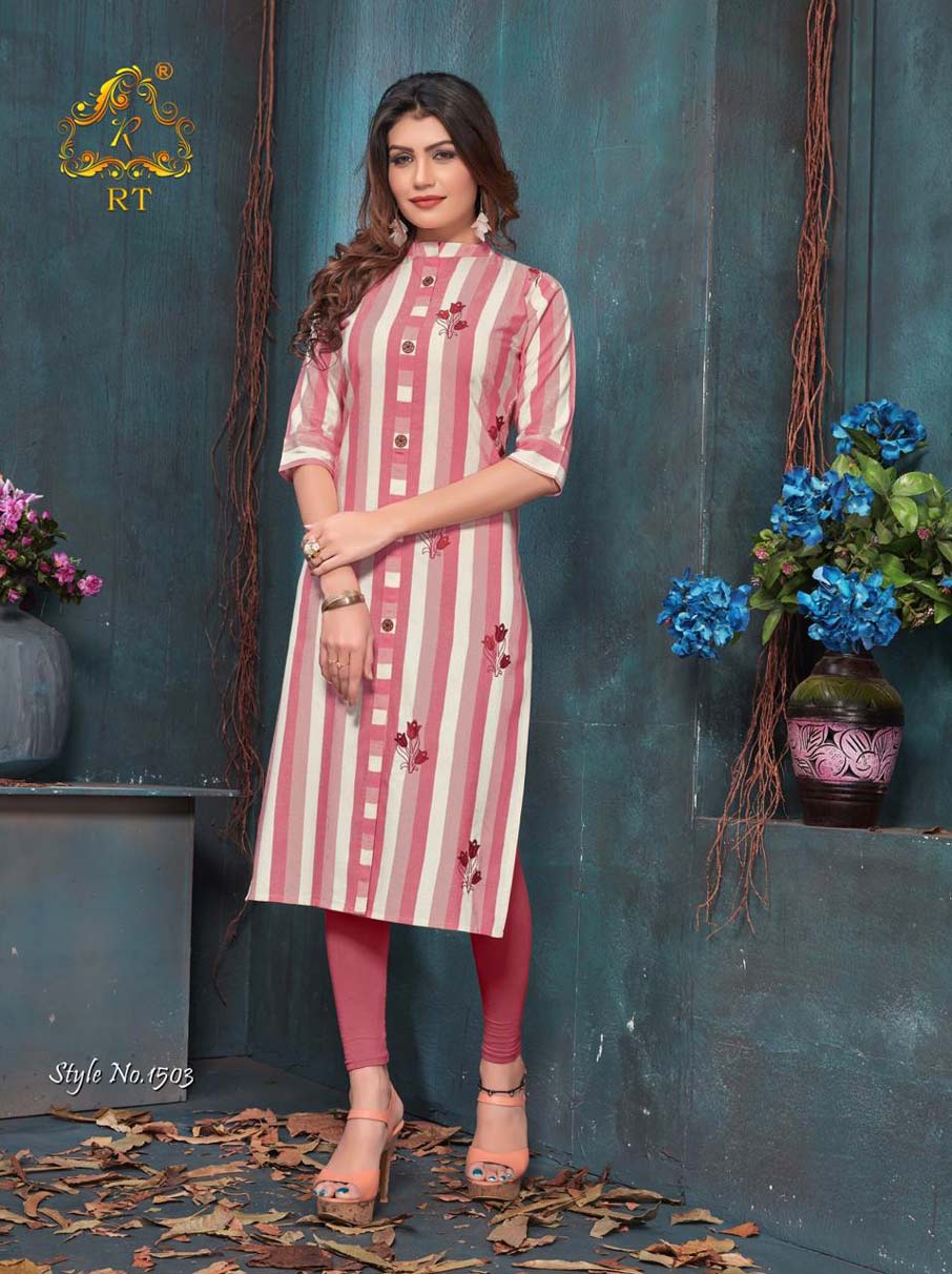 Antra RT Embroidery Casual Kurti Manufacturer Antra RT Embroidery Casual Kurti Manufacturer