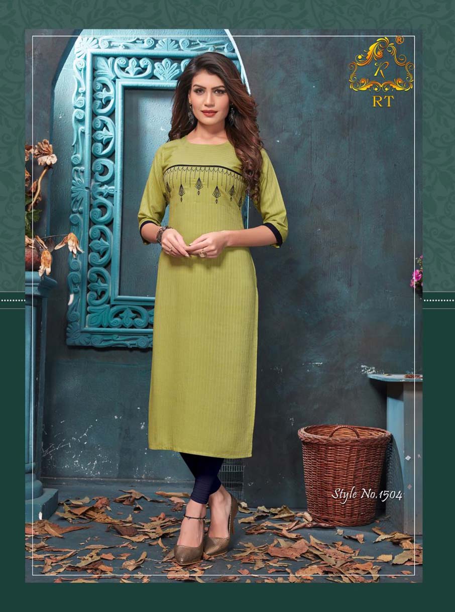 Antra RT Embroidery Casual Kurti Manufacturer Antra RT Embroidery Casual Kurti Manufacturer