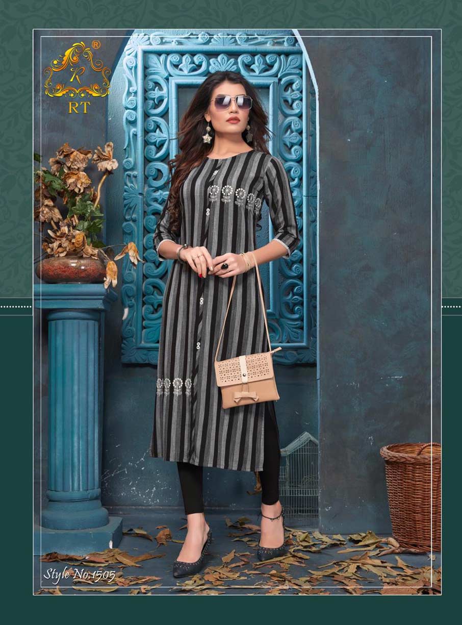 Antra RT Embroidery Casual Kurti Manufacturer Antra RT Embroidery Casual Kurti Manufacturer
