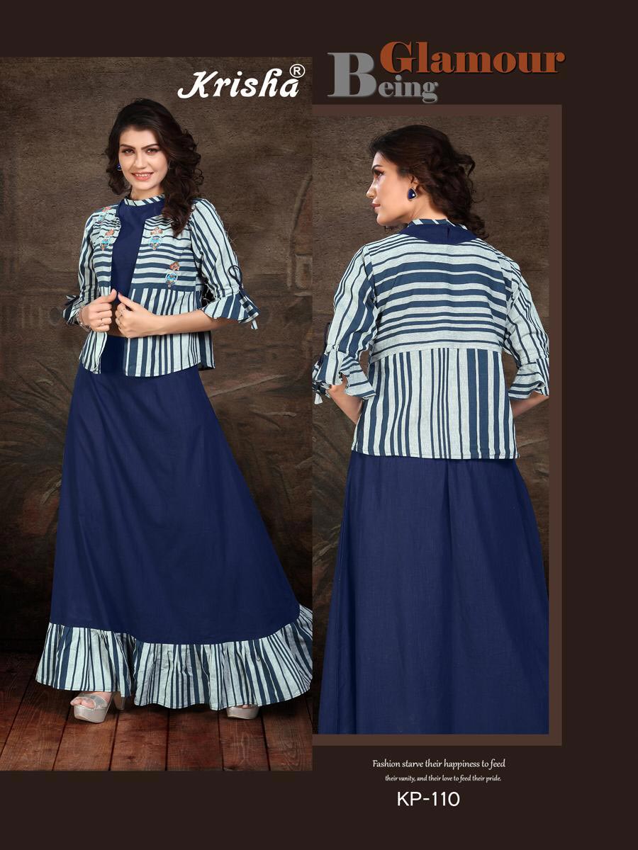 Audi Krisha Cotton Handwork Fancy Wholesale Kurti Audi Krisha Cotton Handwork Fancy Wholesale Kurti