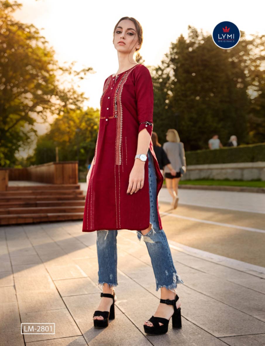 Lymi Avenue Value Added Print Kurti Set Lymi Avenue Value Added Print Kurti Set