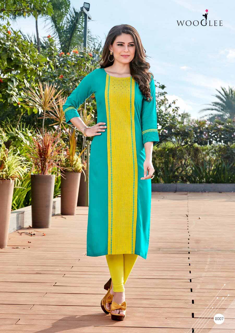 Wooglee Barbella Rayon Kurti Set Manufacturer Wooglee Barbella Rayon Kurti Set Manufacturer