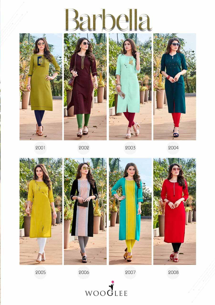 Wooglee Barbella Rayon Kurti Set Manufacturer Wooglee Barbella Rayon Kurti Set Manufacturer