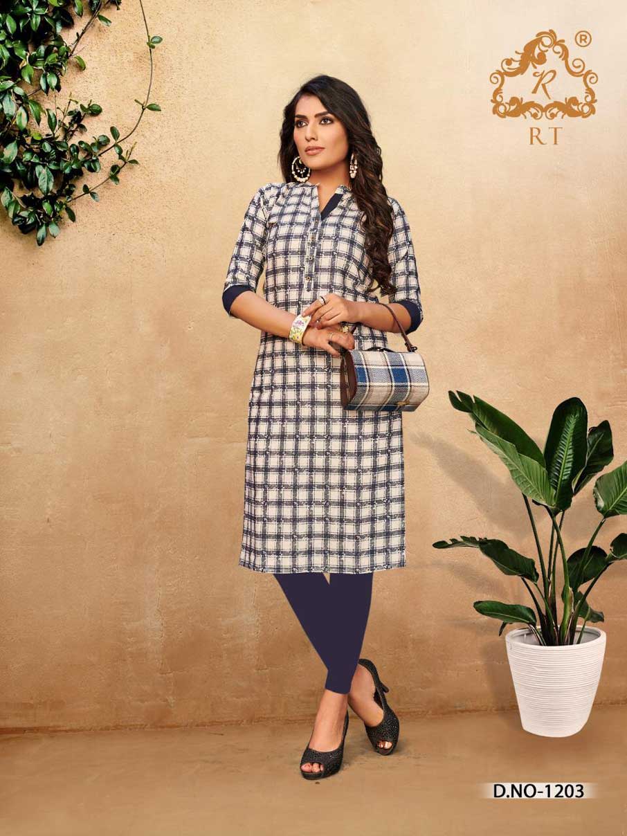 Casual RT Design Cotton Flex Printed Kurti Casual RT Design Cotton Flex Printed Kurti
