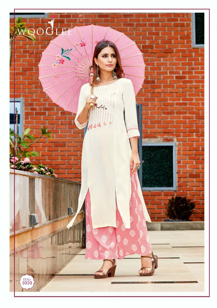 Celebration Wooglee Fashion Palazzo Kurti Catalog Celebration Wooglee Fashion Palazzo Kurti Catalog