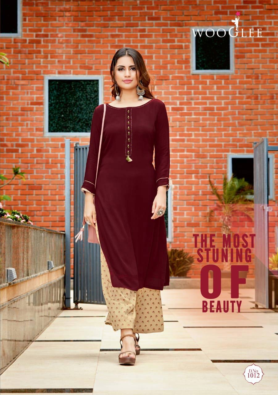Celebration Wooglee Fashion Palazzo Kurti Catalog Celebration Wooglee Fashion Palazzo Kurti Catalog