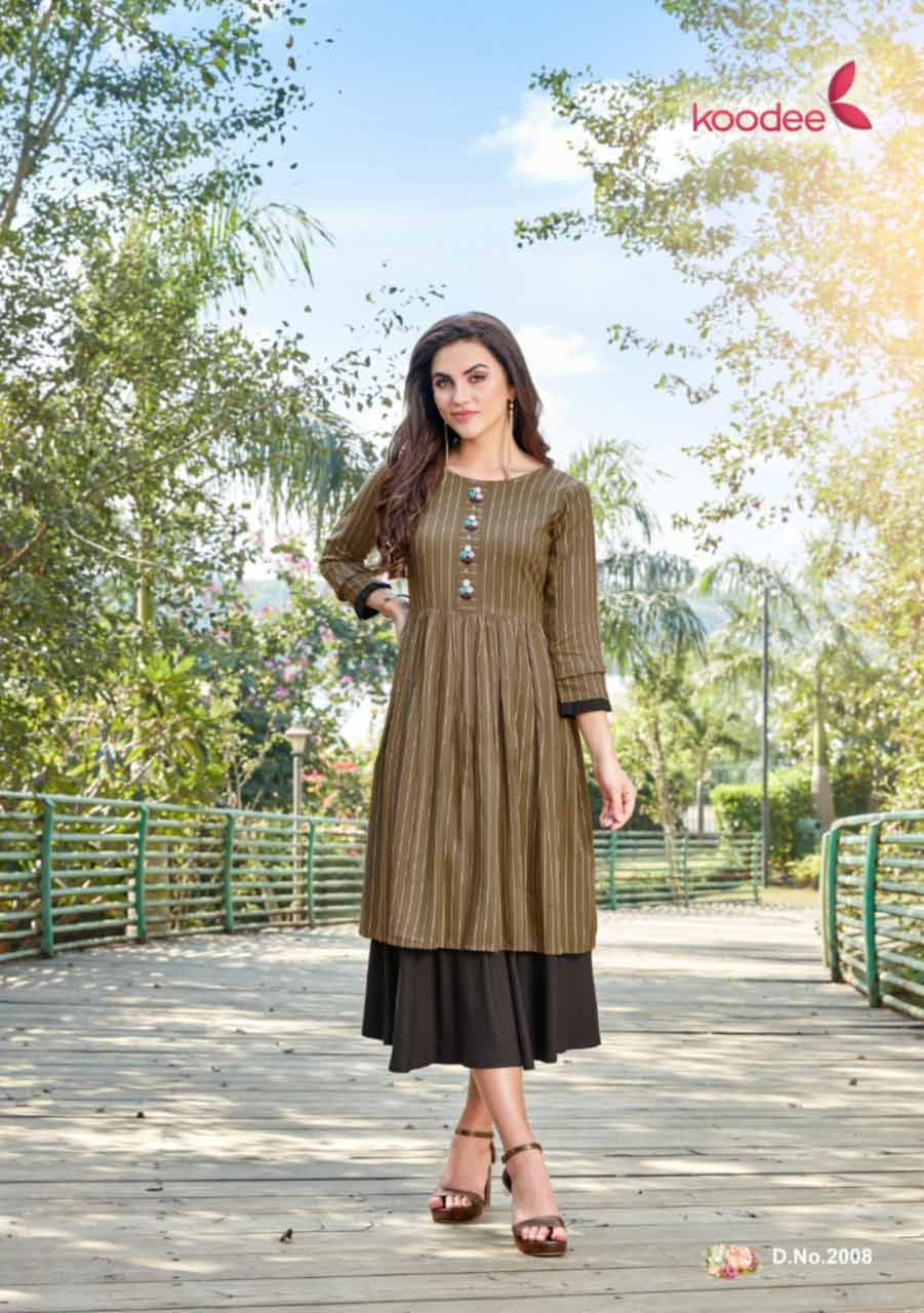 Chahat Two Layer Wholesale Kurti Catalog Chahat Two Layer Wholesale Kurti Catalog